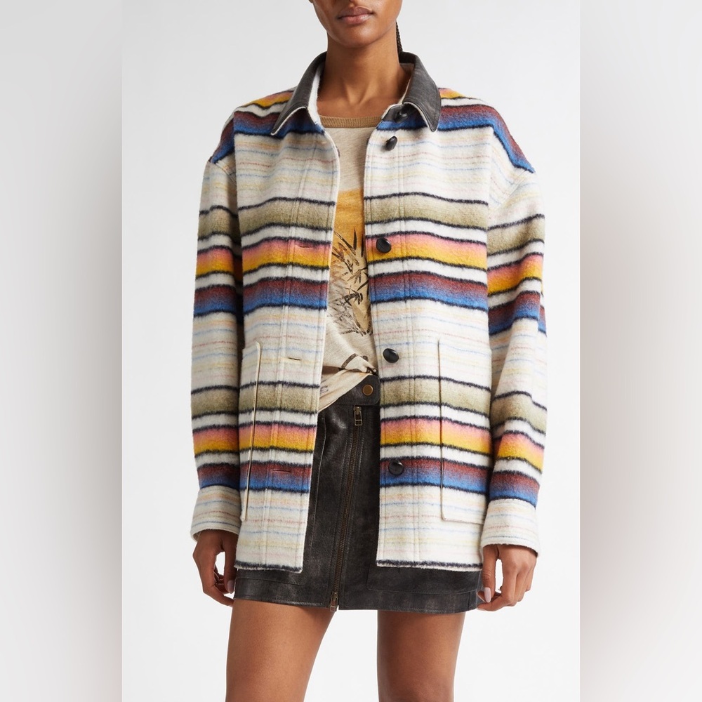 Isabel Marant Etoile Dayvi Overshirt / Jacket in Multicolor Size  XS (34)